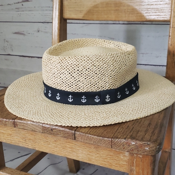 Wembley♡Straw Hat♡Anchor Accent - Picture 7 of 7